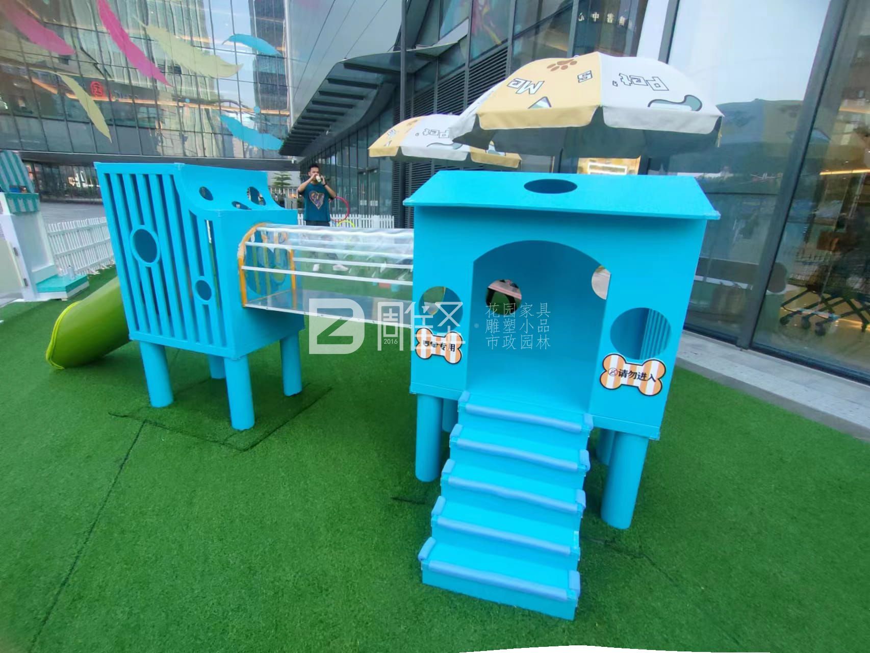番禺天河城定制金属宠物活动小屋(图6)