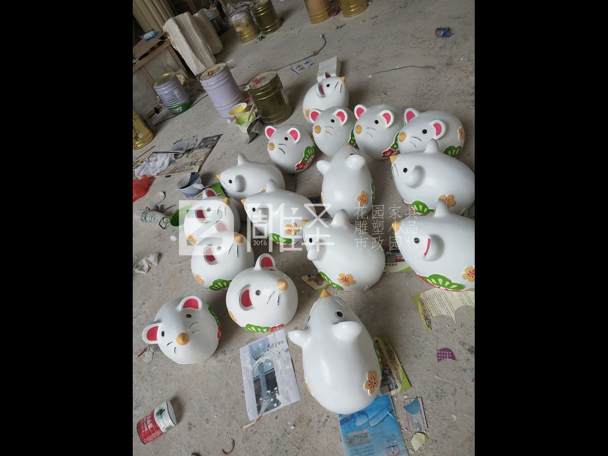 香港商场鼠年可爱老鼠雕塑(图6)