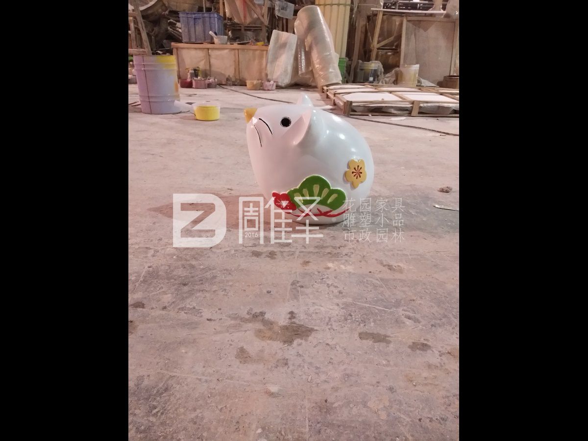 香港商场鼠年可爱老鼠雕塑(图4)