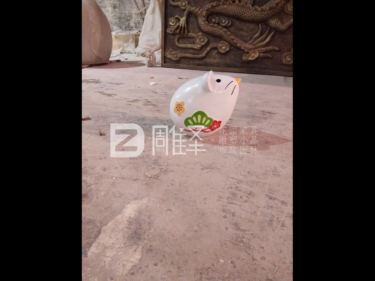香港商场鼠年可爱老鼠雕塑(图5)
