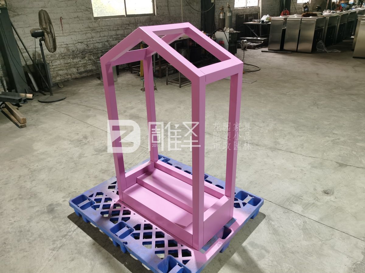 广州番禺天河城定制户外金属宠物乐园猫狗活动小屋(图8)
