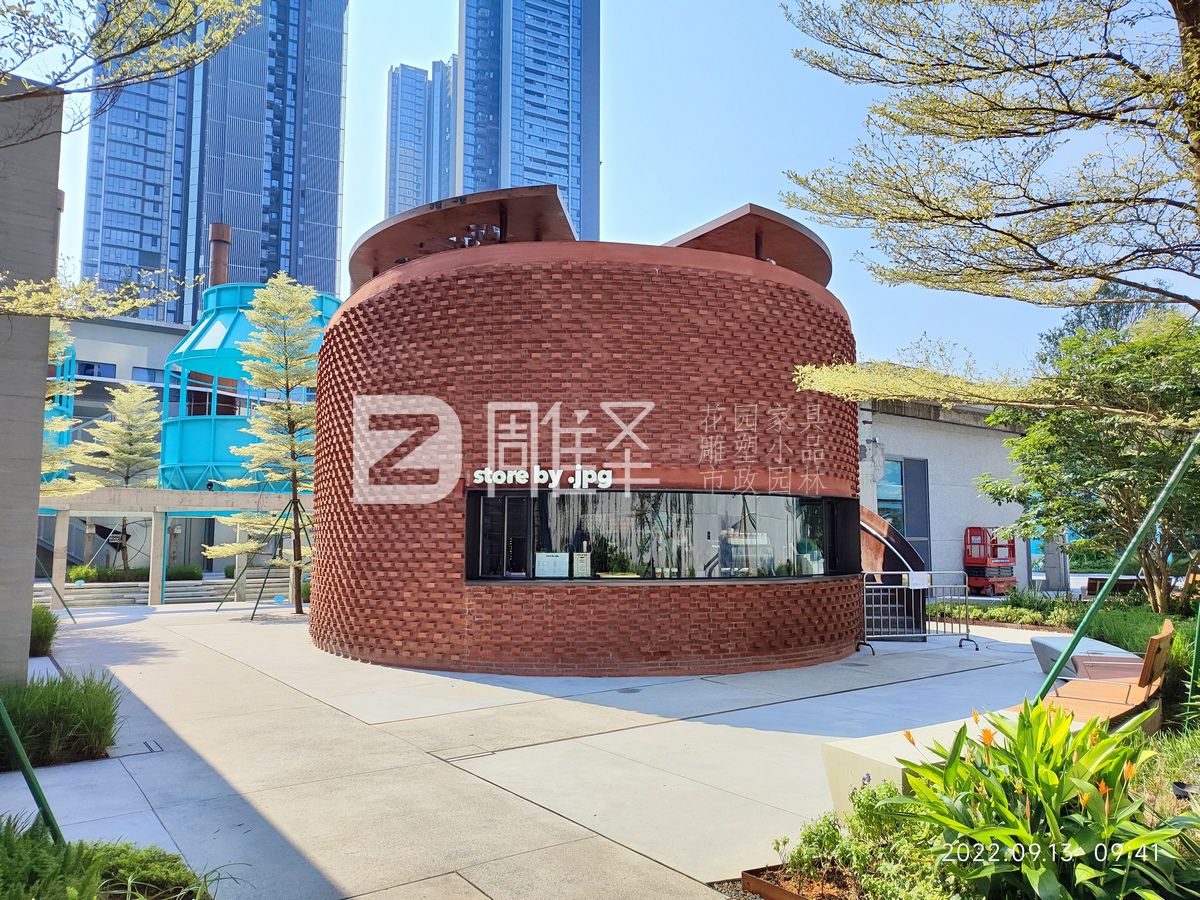 深圳Opower商业广场JPG奶茶店现场定制钢结构实木椅(图25)